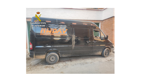 Furgón intervenido