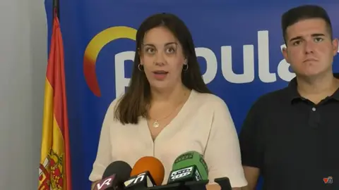 Marta Sánchez concejala del PP y Sergio Alhambra de Nuevas Generacioners