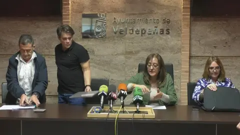 Los cuatro portavoces de la oposición