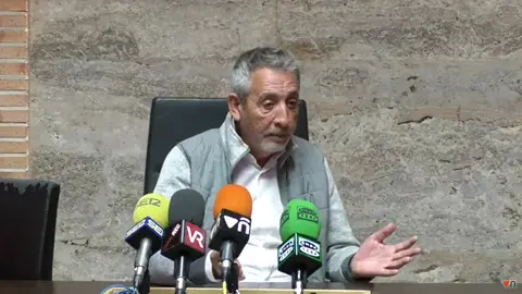 El alcalde esta mañana