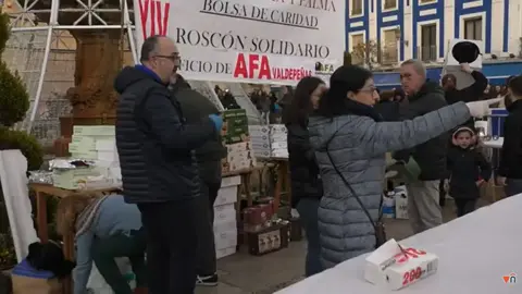 Reparto del rosc&oacute;n solidario