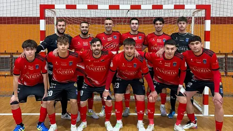 Plantilla de La Abuela C&aacute;ndida F&uacute;tbol Sala Santa Cruz