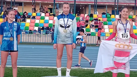 MARIA MAR&Iacute;N CAMPEONA CASTILLA LA MANCHA DE JABALINA SUB14