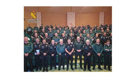 Asistentes a la jornada de coordinaci&oacute;n entre Guardia Civil y Polic&iacute;as Locales