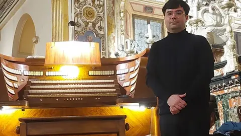 Concierto del organista valdepeñero Jesús Ruiz en Milán, nuevo éxito en su dilatada carrera