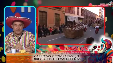 Carrozas y comparsas, hoy en directo en TeleValdepeñas