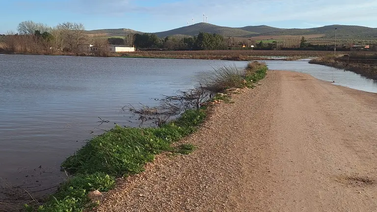 Entorno del pantano Vallehermoso inundado