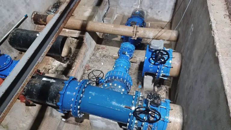 Instalaci&oacute;n caudal&iacute;metro salida Cerro de Los Muertos