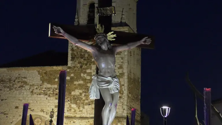 Procesi&oacute;n Penitencial de Viernes Santo en Santa Cruz de Mudela (1)
