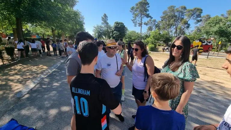 Actividad conjunta en el Parque Cervantes