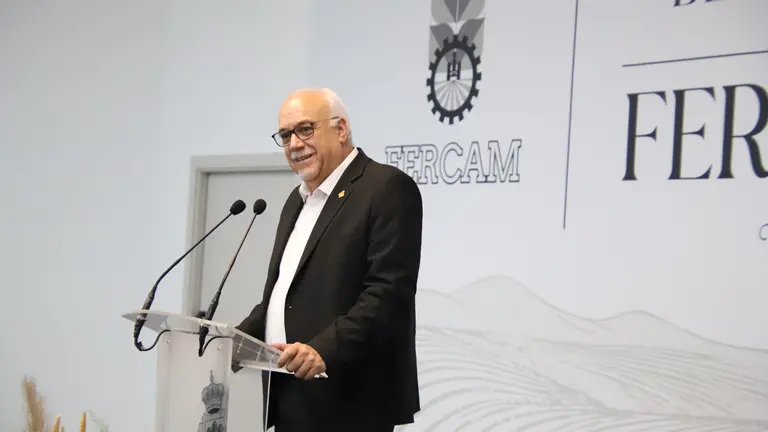 Juli&aacute;n Nieva en la inauguraci&oacute;n de Fercam 2026