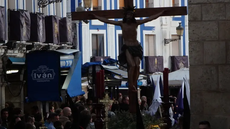 Procesión del Santo Entierro en la Semana Santa de Valdepeñas