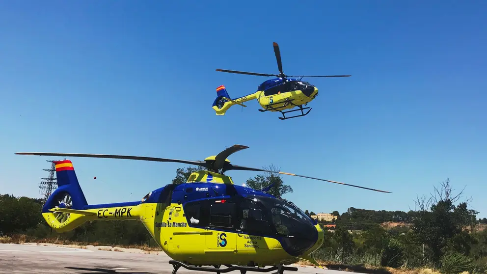 Helicopteros medicalizados del SESCAM