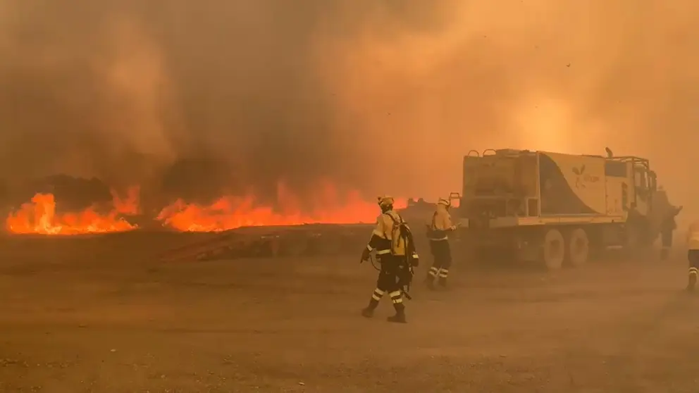 Incendio en Viso del Marqu&eacute;s