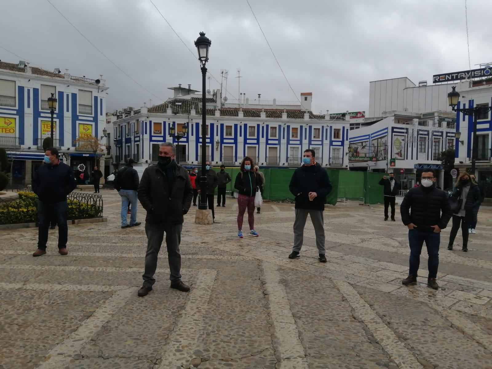 Manifestación de la hostelería en Valdepeñas