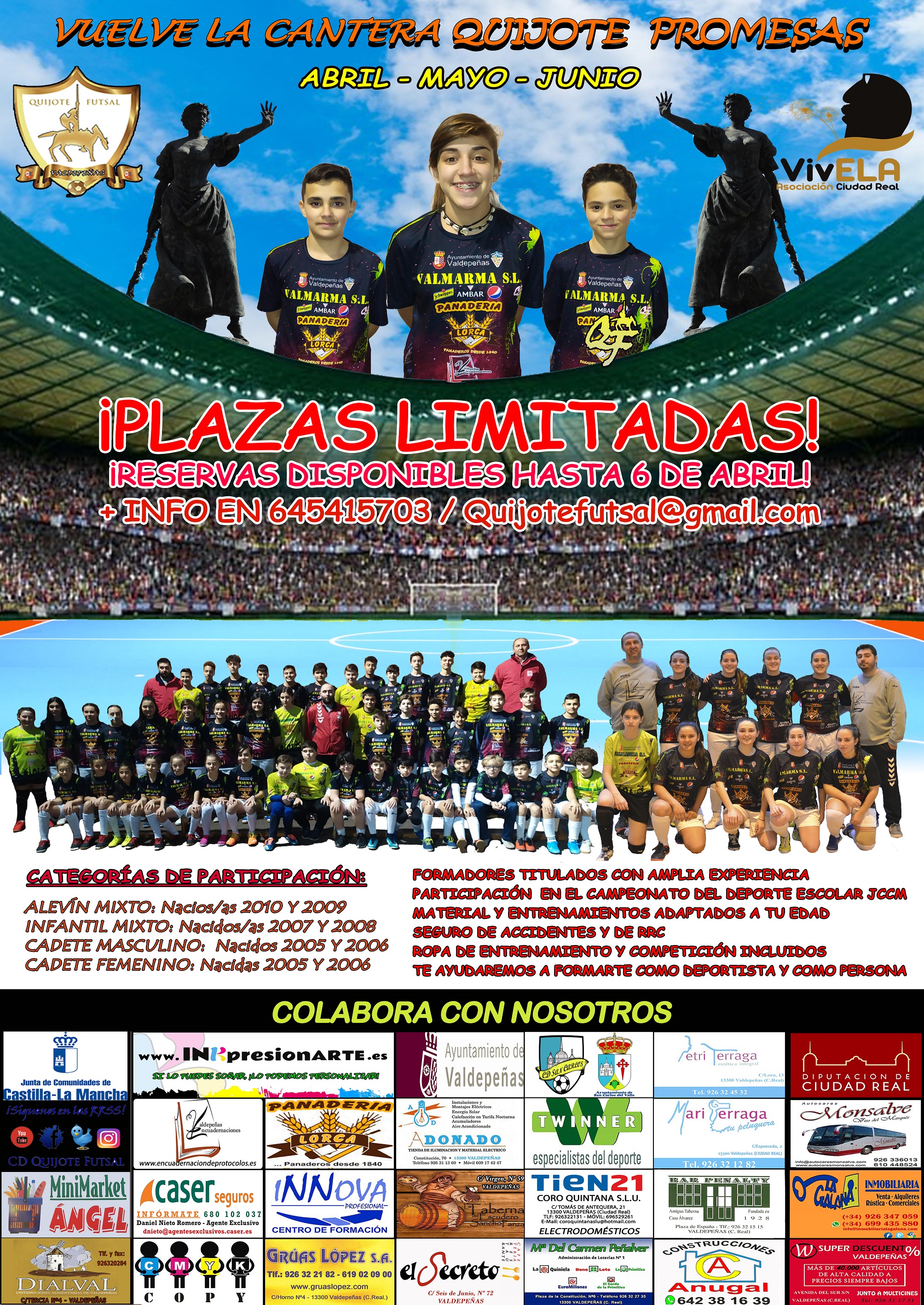 cartel Quijote promesas 2021 ligero