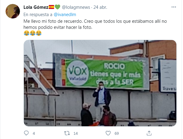 VOX viajes lola en valladolid