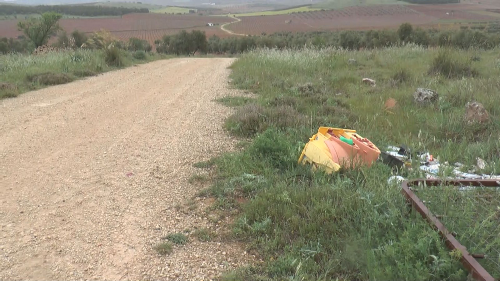 Residuos en el Cerro de la Cocinilla