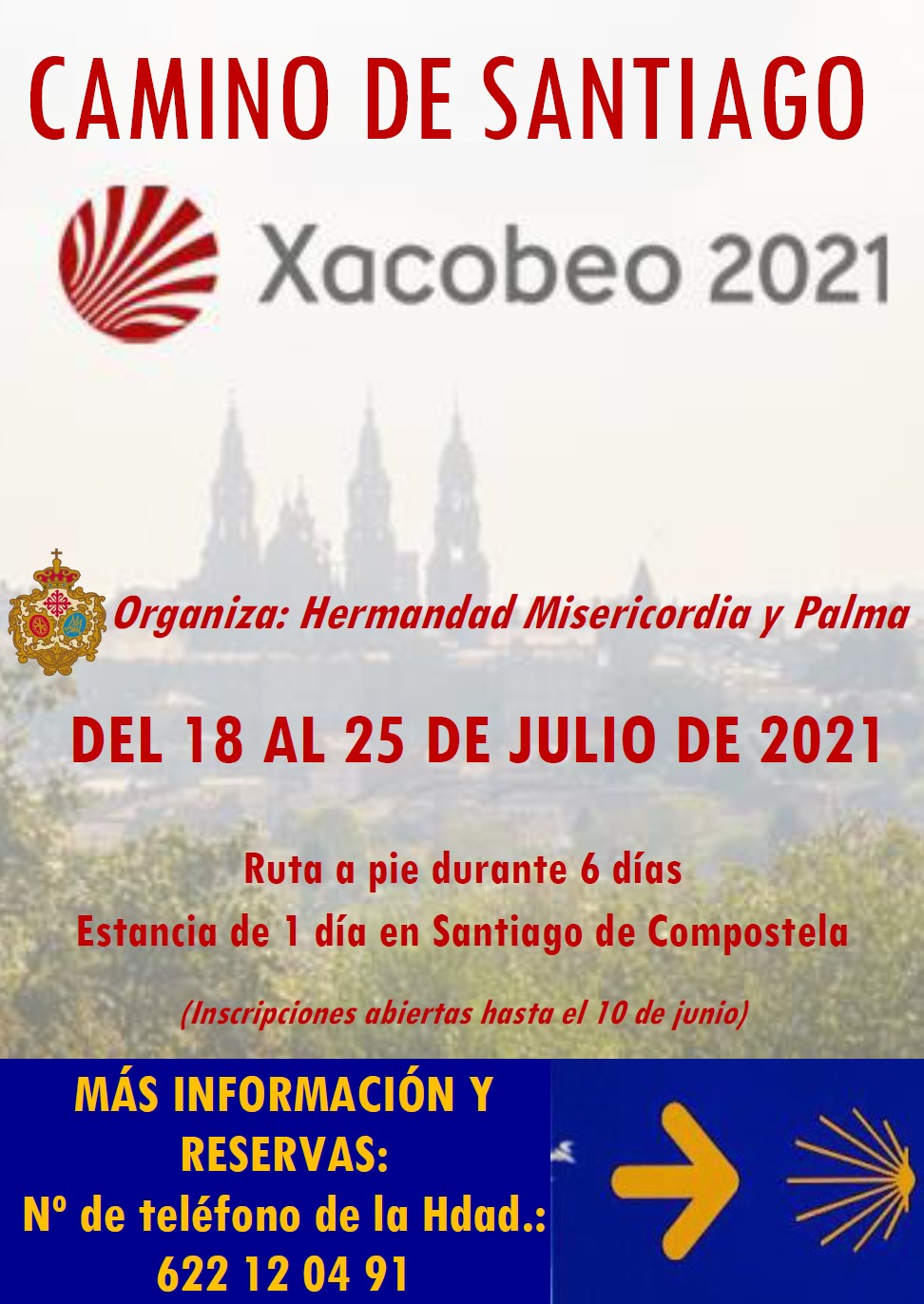 Cartel Camino Santiago 2021