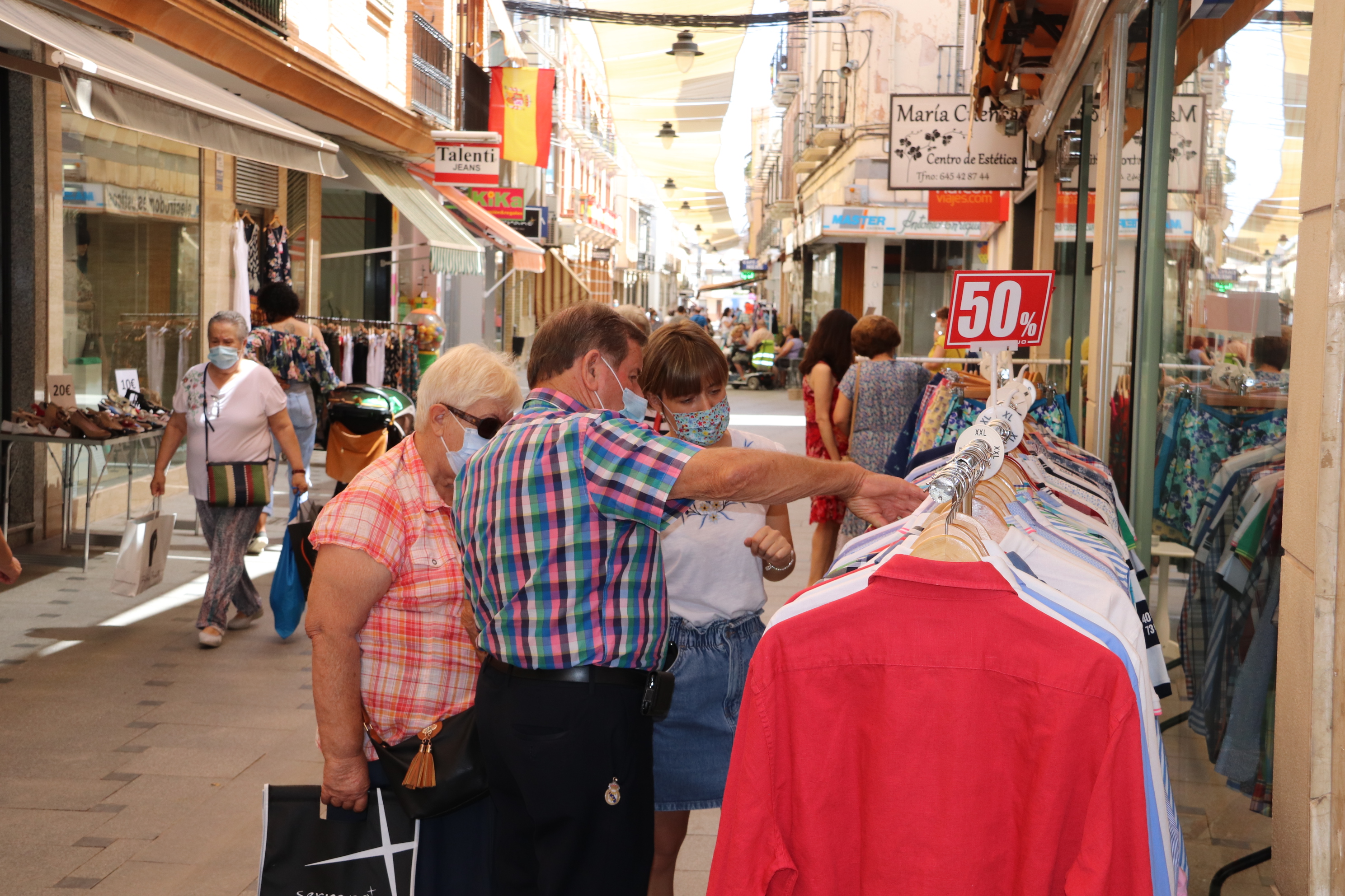 Comercio al aire libre en Manzanares