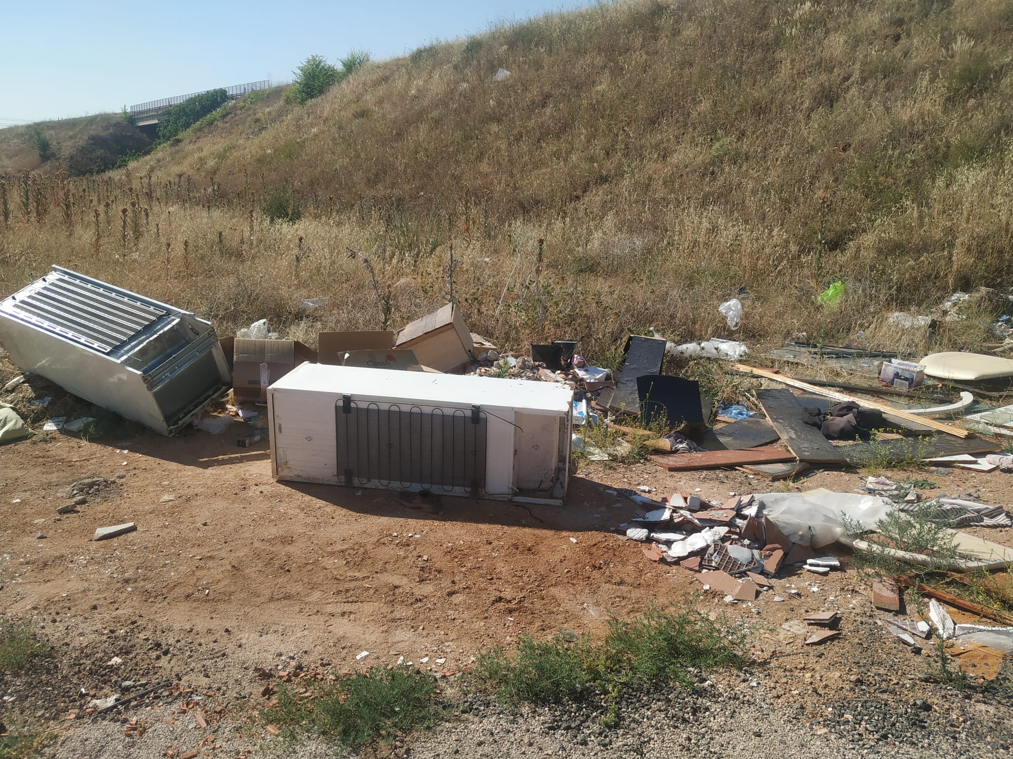 Basura en el camino del Ratón