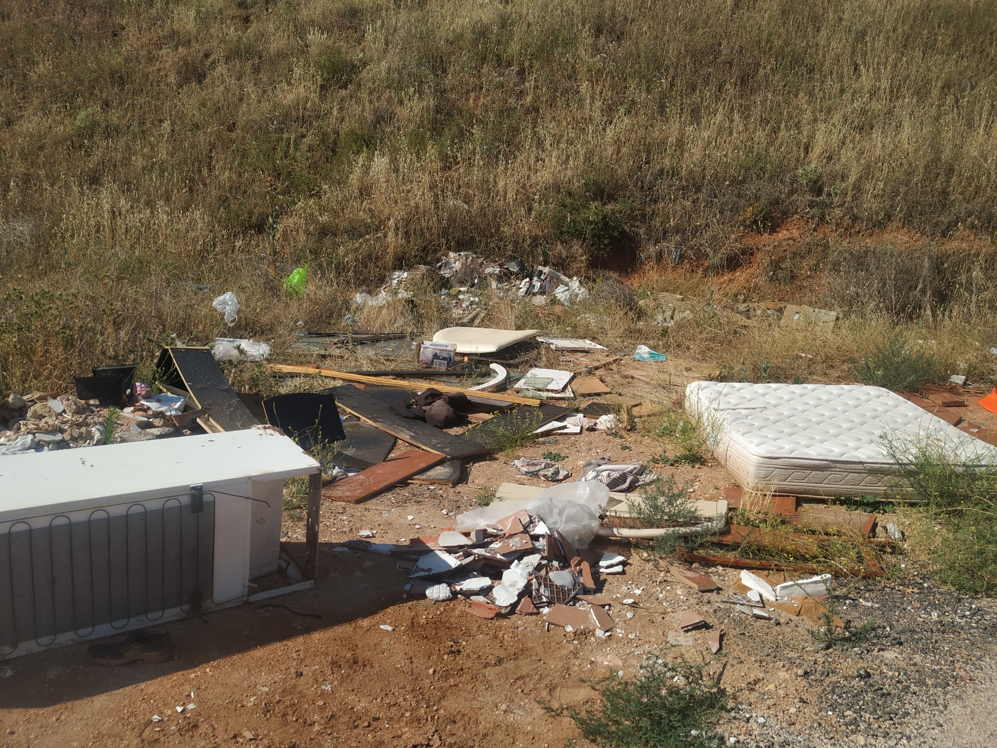 Basura en el camino del Ratón