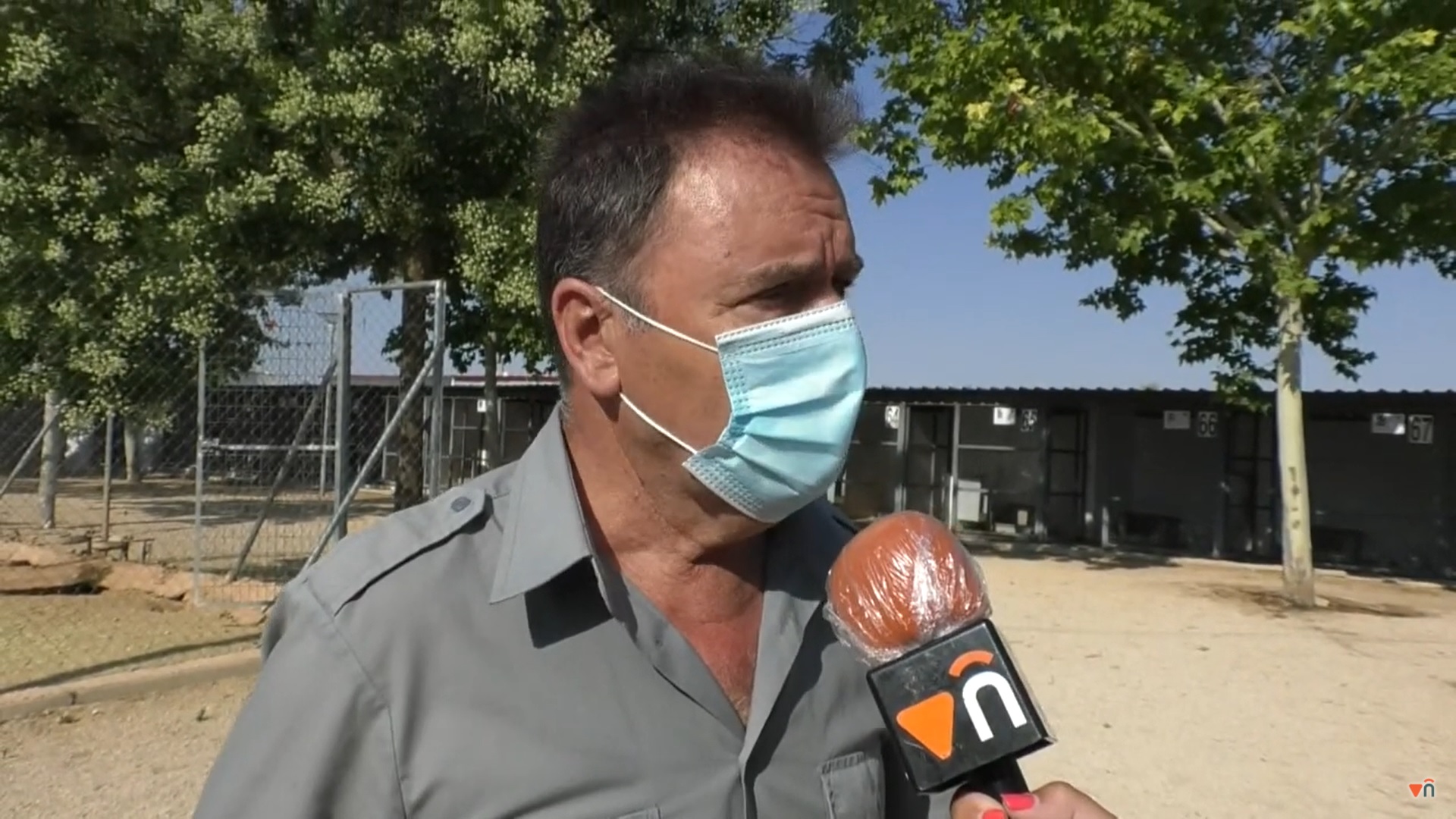 José Luis Nieto, encargado del Centro Municipal Canino