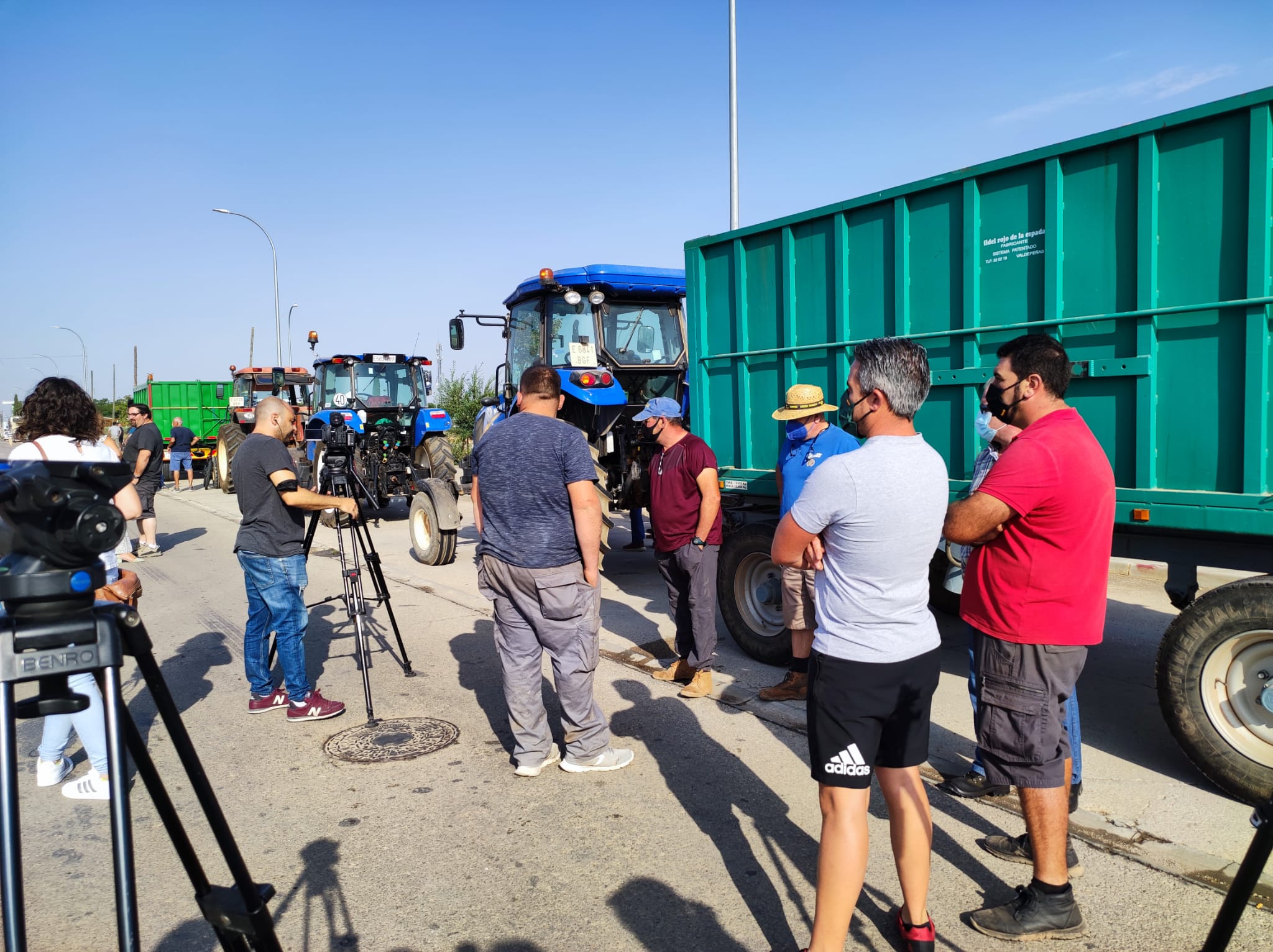 Tractorada en protesta por los precios de la uva 4