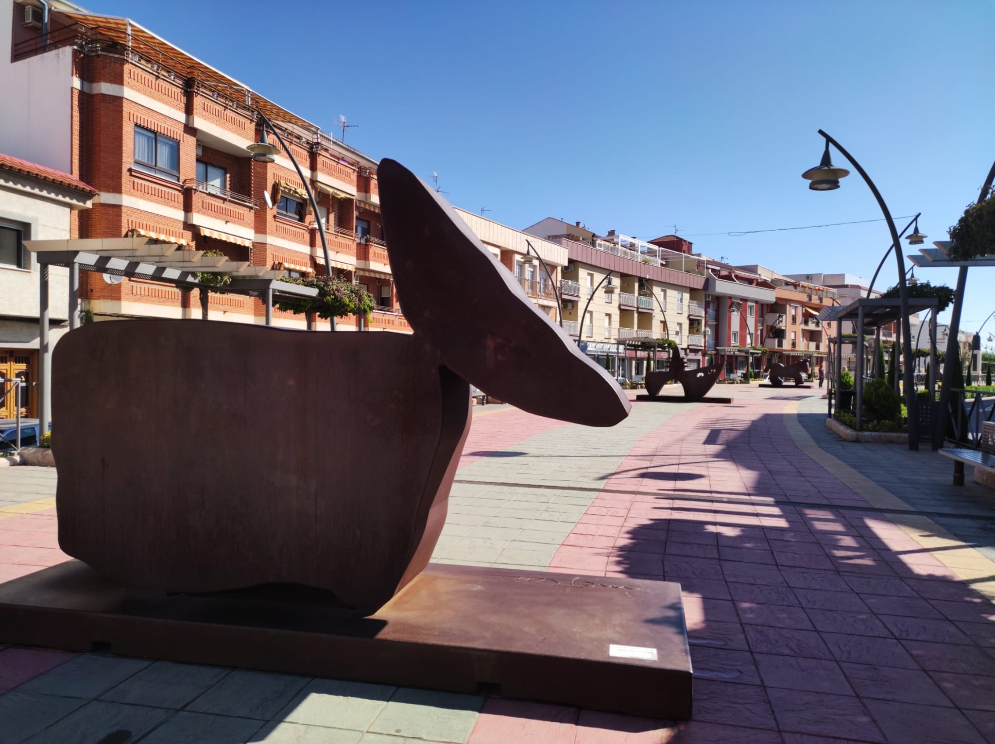 Esculturas de Juan Méjica en el Canal