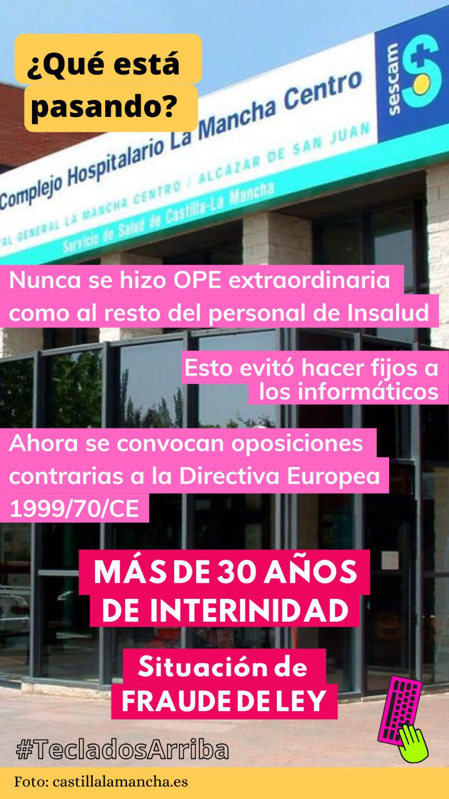 Huelga de informáticos del SESCAM