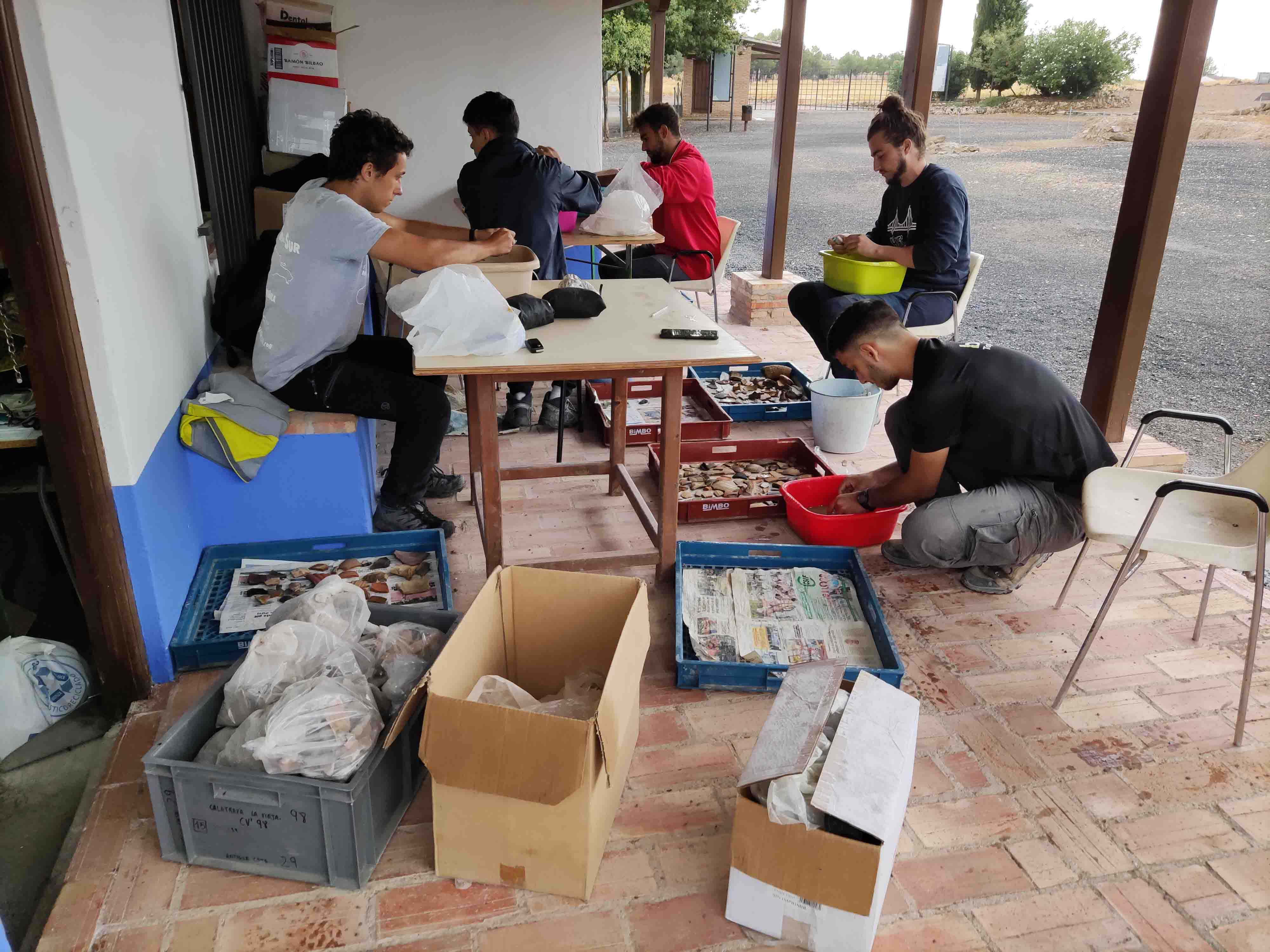 Curso de arqueología en Calatrava la Vieja