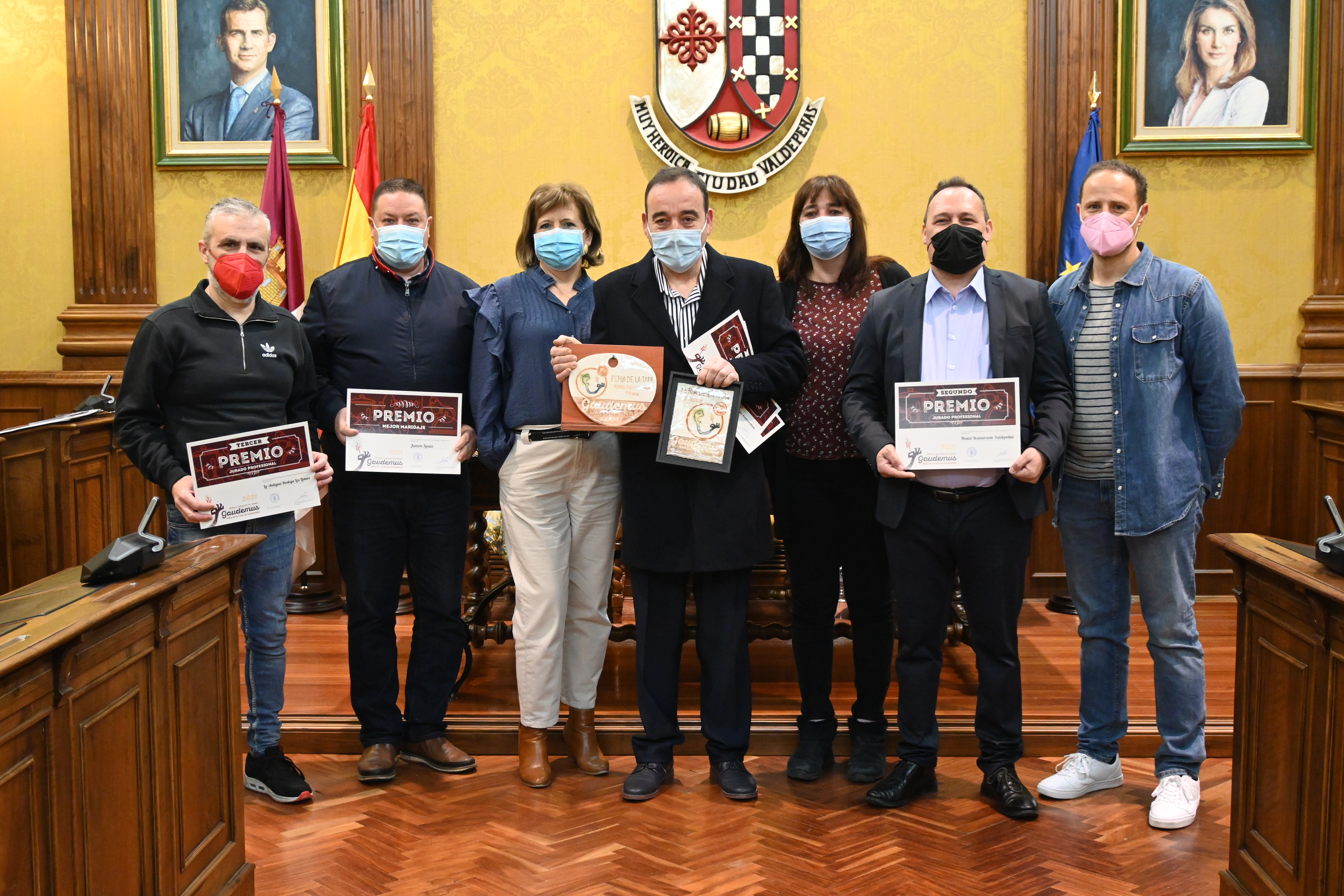 Premiados en la Feria de la Tapa de Valdepeñas