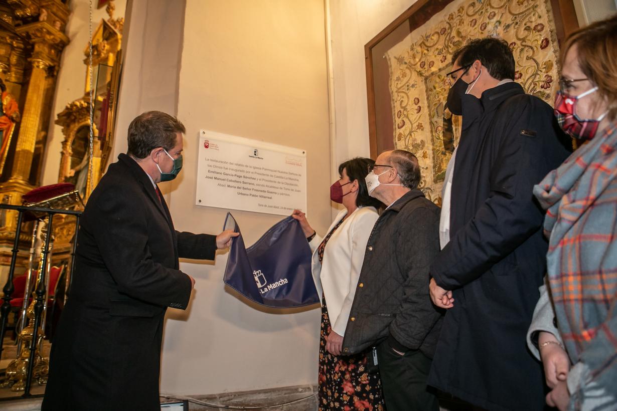 Inauguración del retablo en Torre de Juan Abad 2