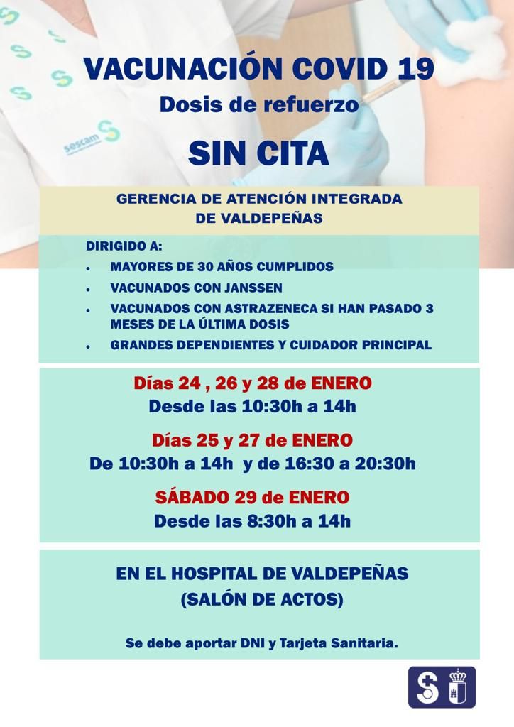 VACUNACIÓN MAYORES 30 AÑOS