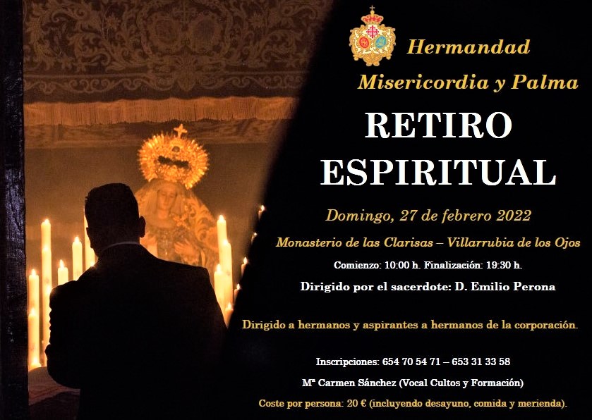 Cartel Retiro Espiritual 2022