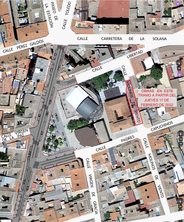 Obras calle Molinos de Viento