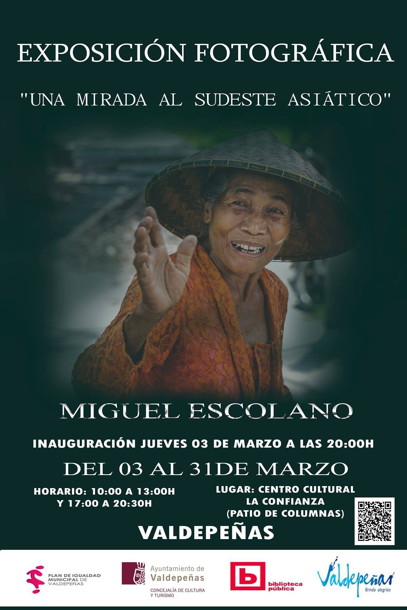 Cartel exposición fotográfica "Una mirada al sudeste asiático"
