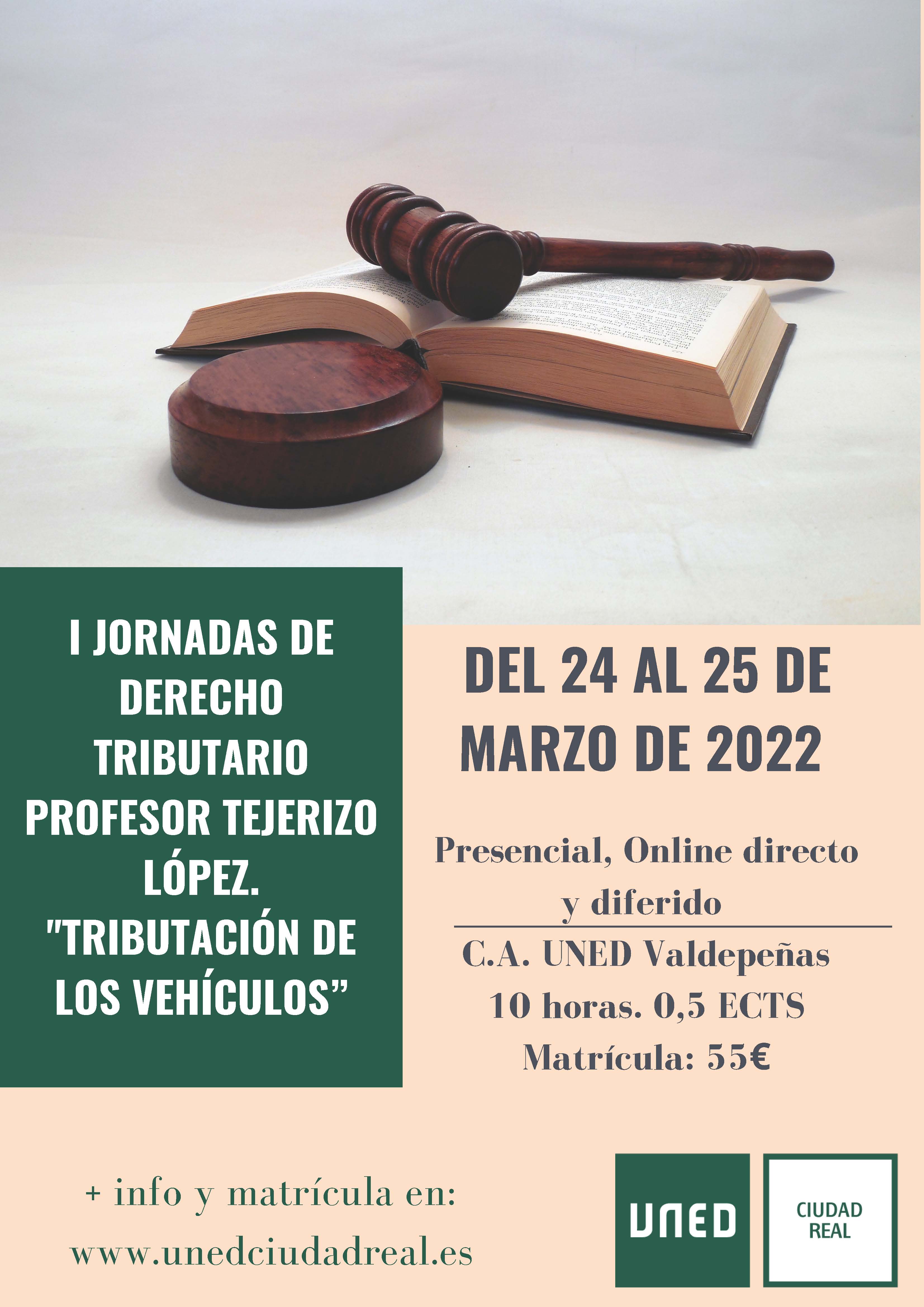 CARTEL CURSO DERECHO TRIBUTARIO
