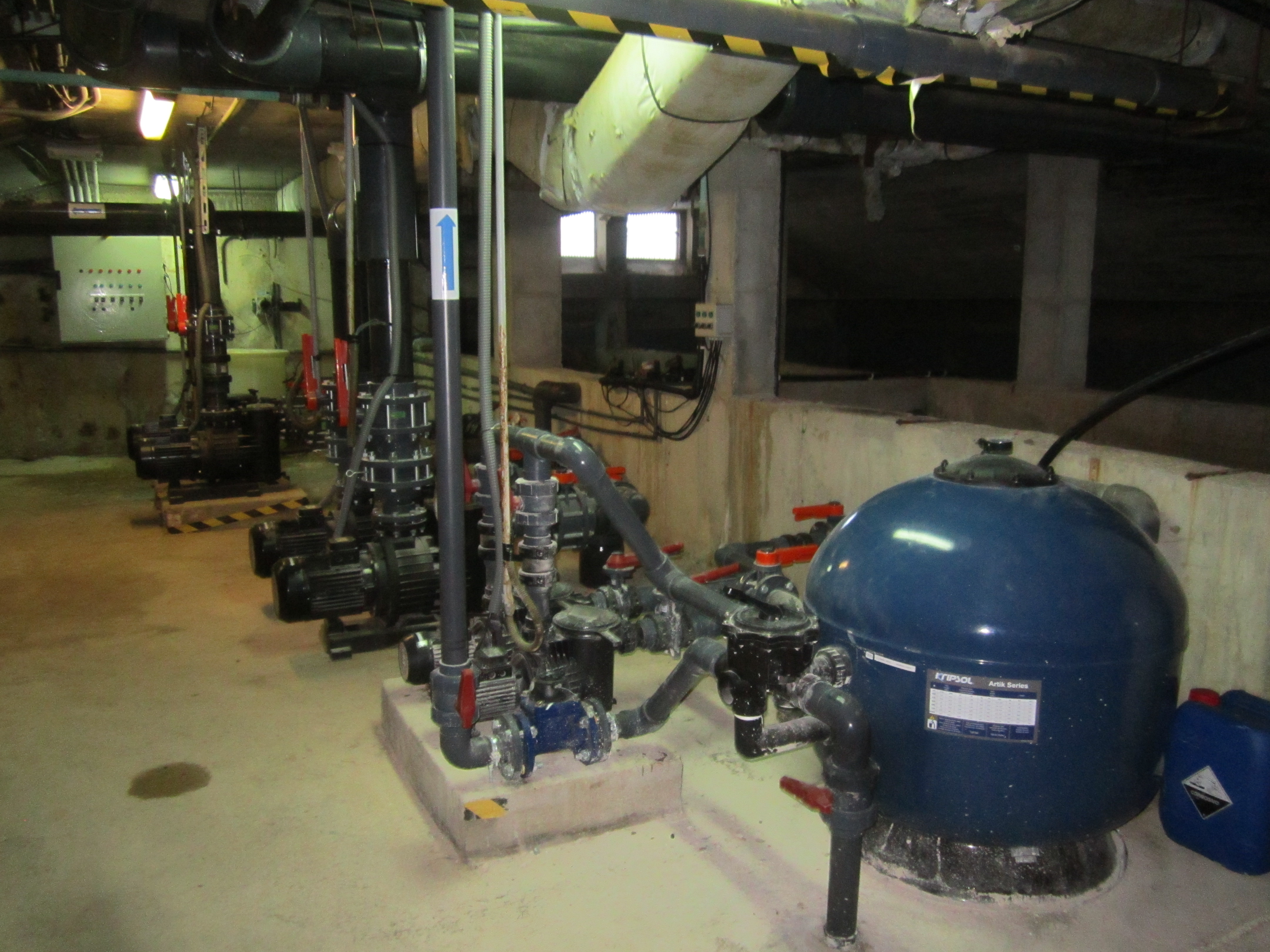 Sala de Máquina de la piscina 'Los Llanos'