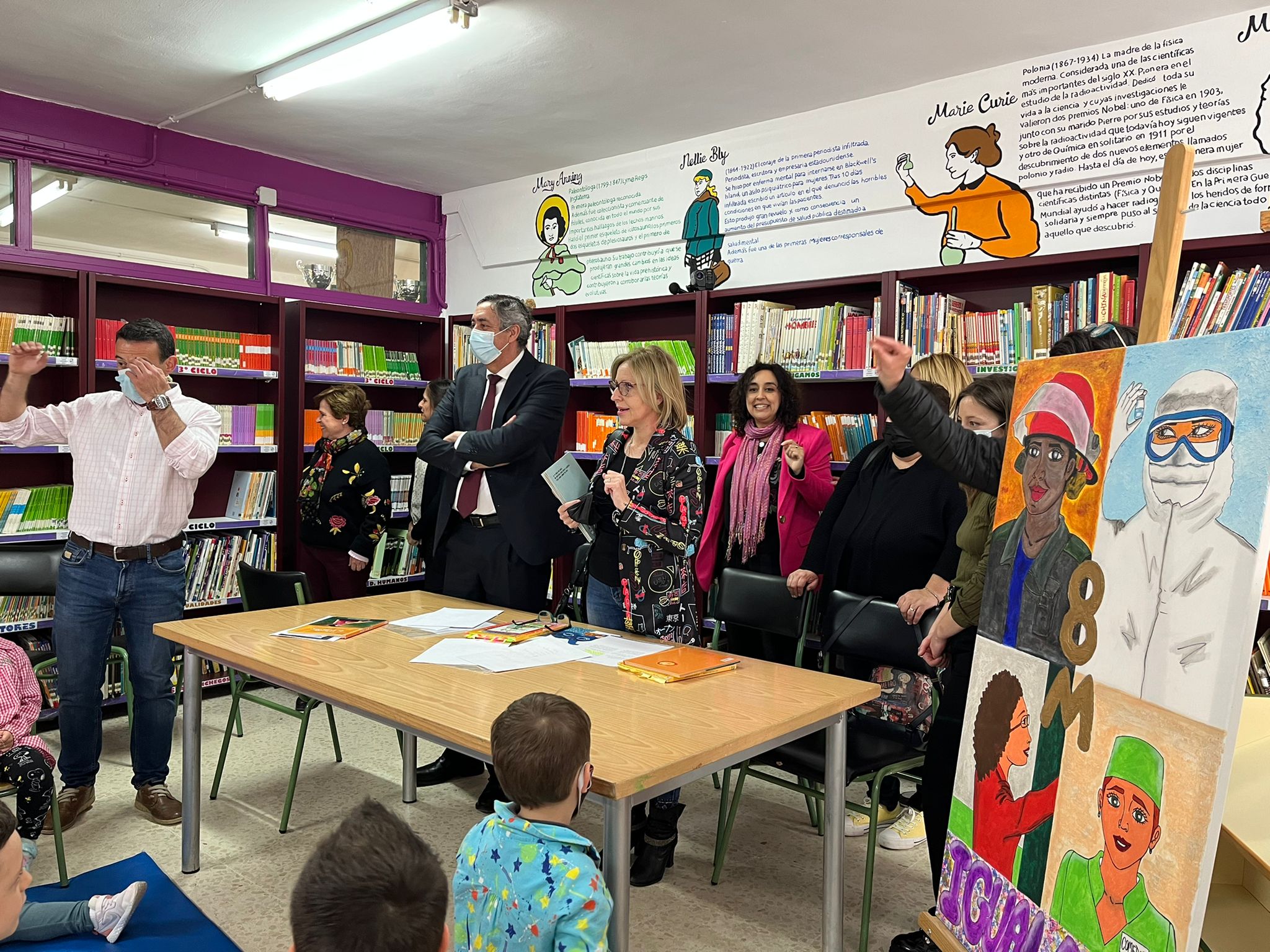 Inauguración del nuevo espacio en la biblioteca