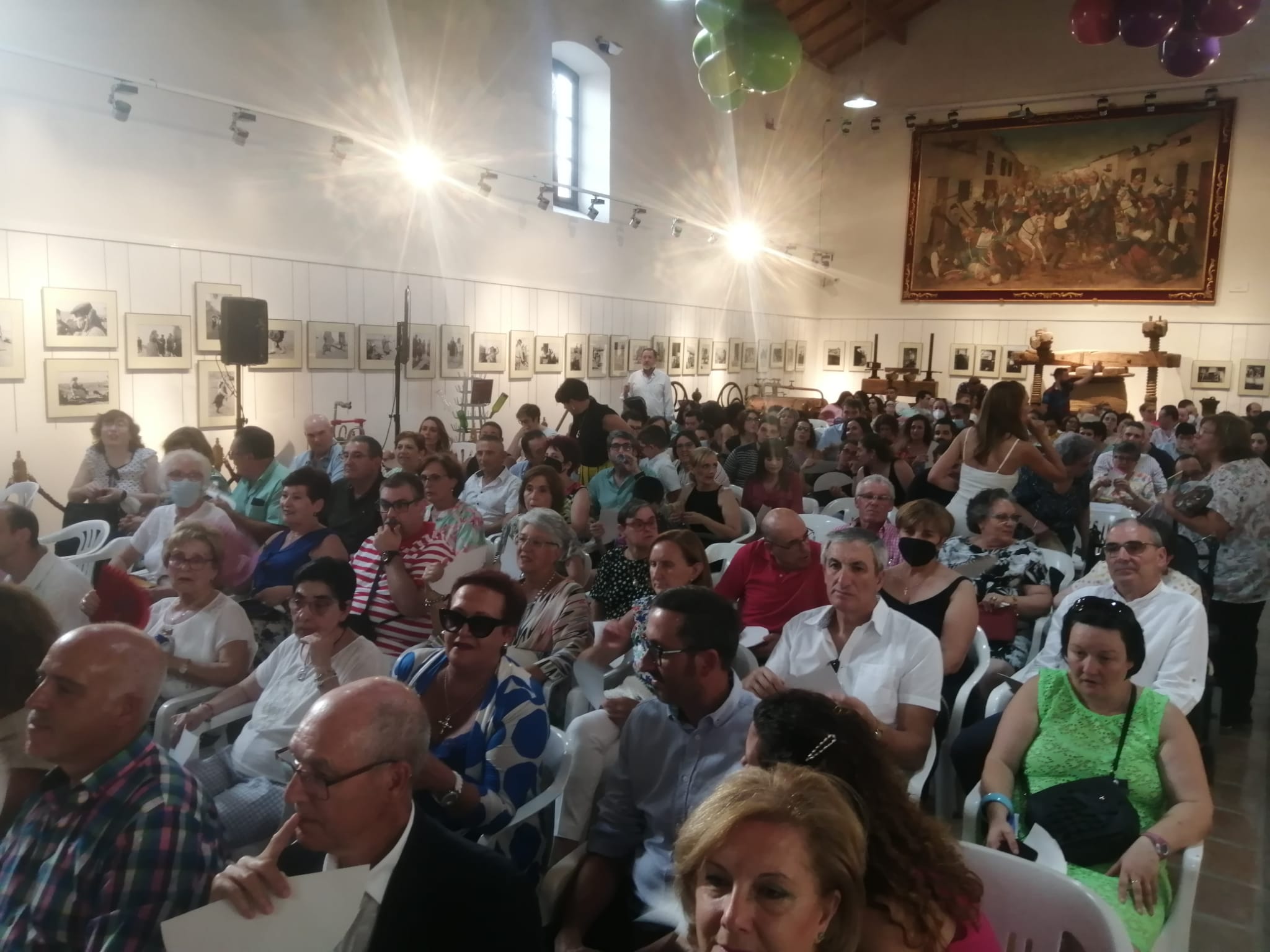 Sala llena en una tarte tórrida