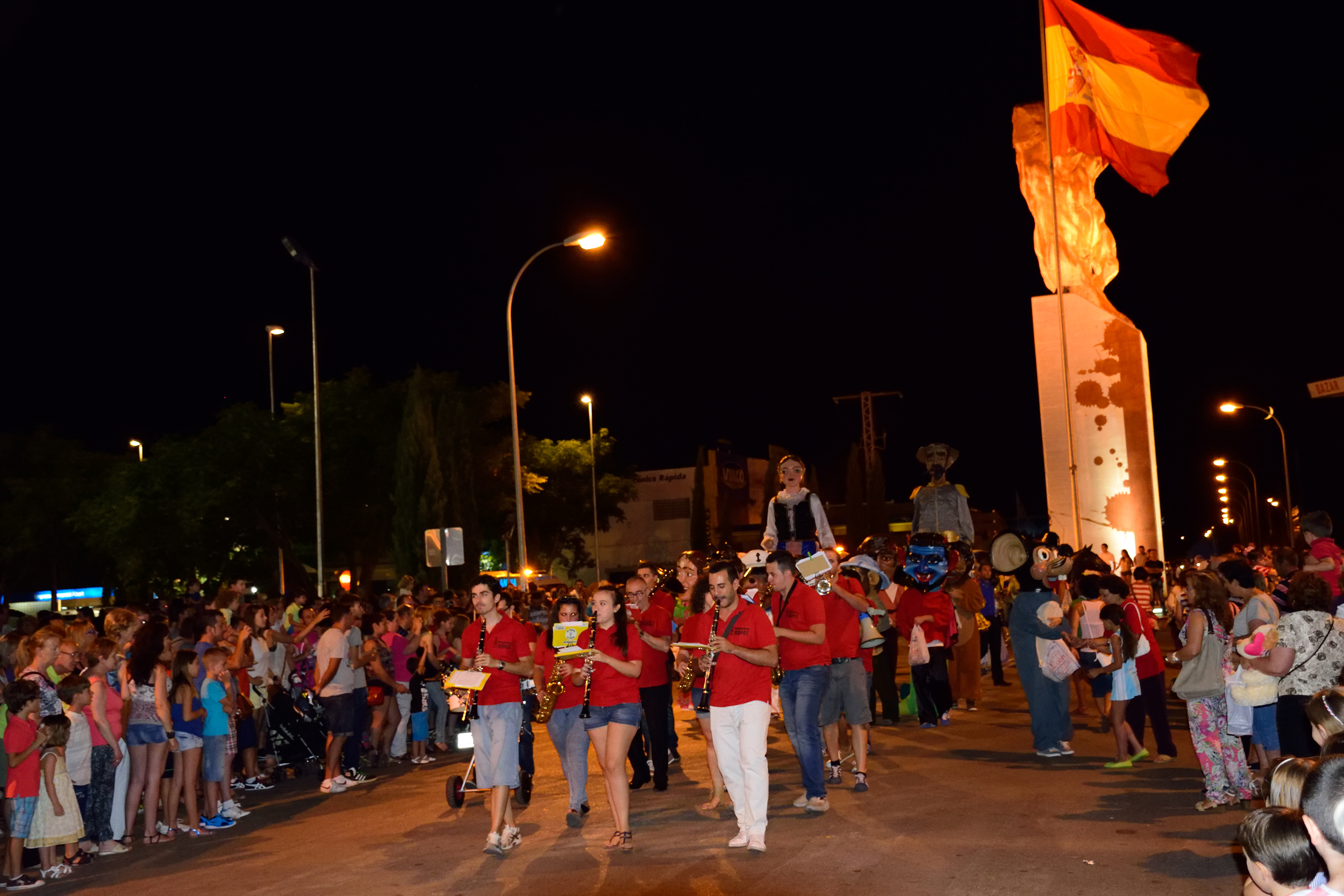 La feria en el actual recinto de la zona Norte, junto a la Avenida del Vino