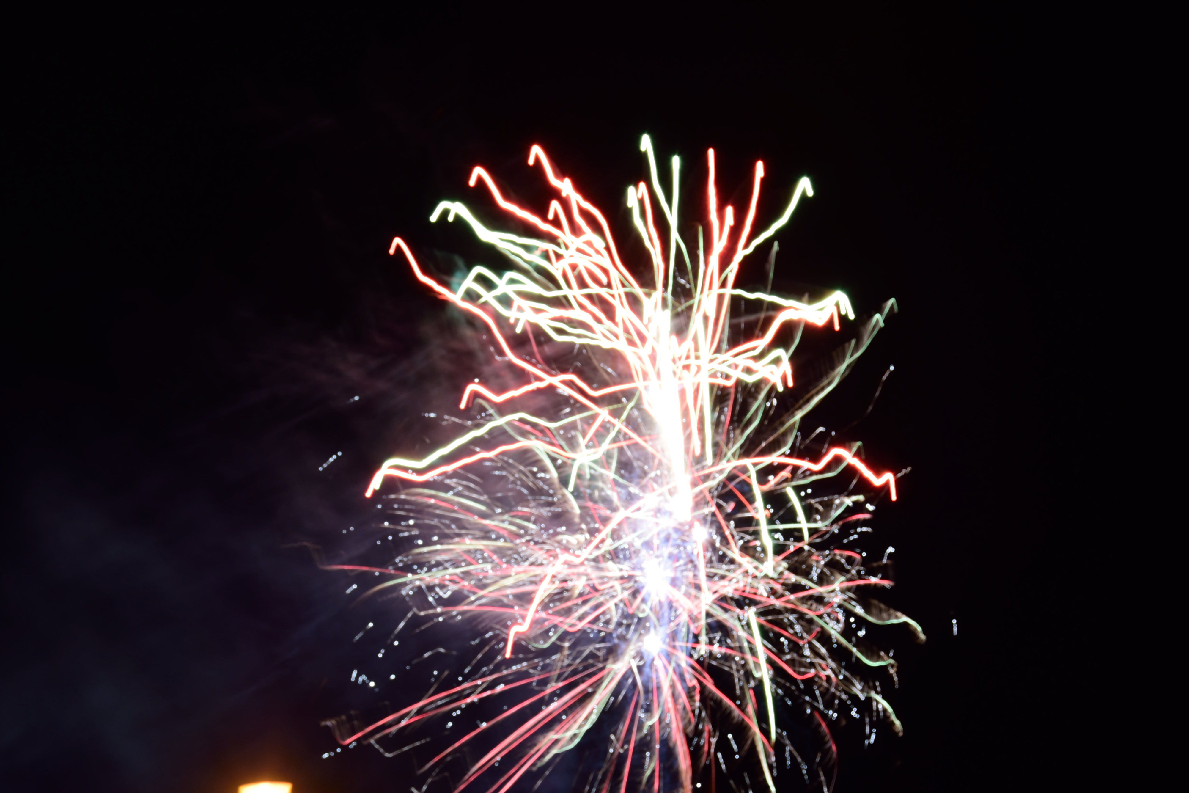 Fuegos artificiales de la feria de Valdepeñas