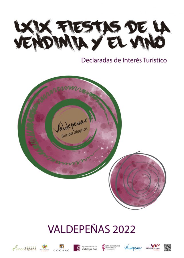 Cartel de las 69 Fiestas de la Vendimia y el Vino de Valdepeñas