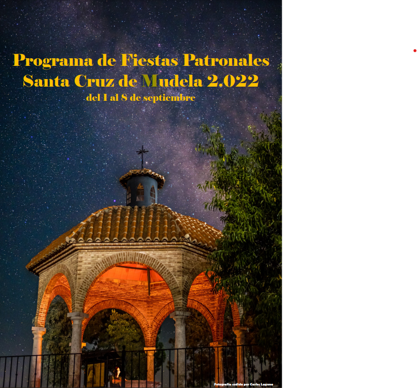 Programa Fiestas Patronales Santa cruz de Mudela