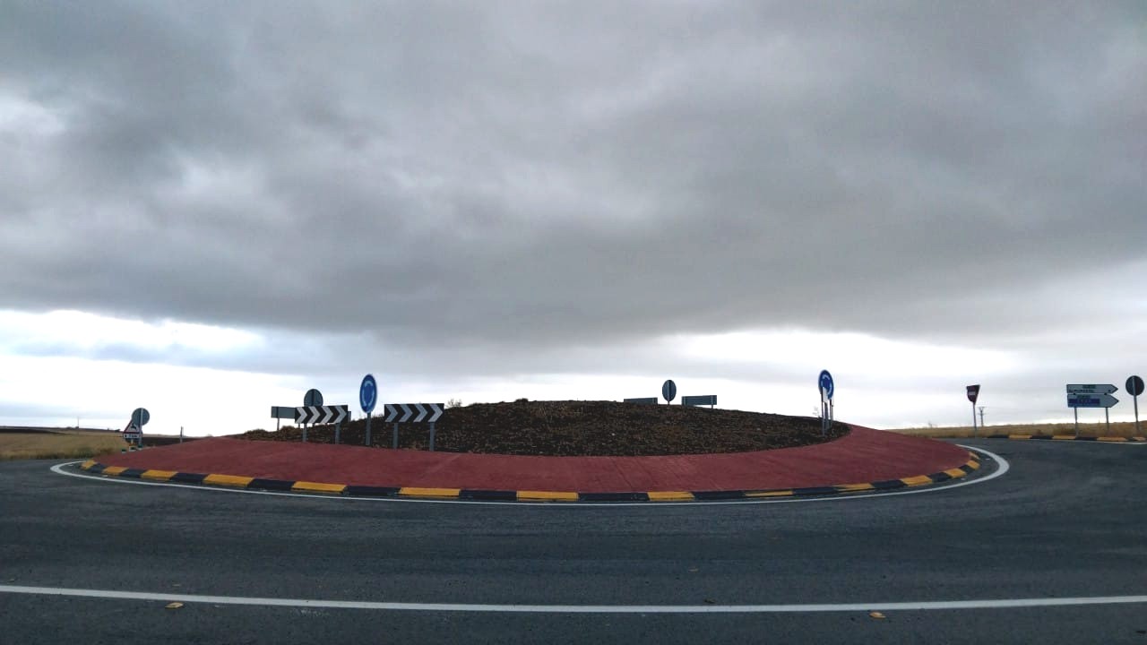 Rotonda donde se pondrá la escultura de José Lillo