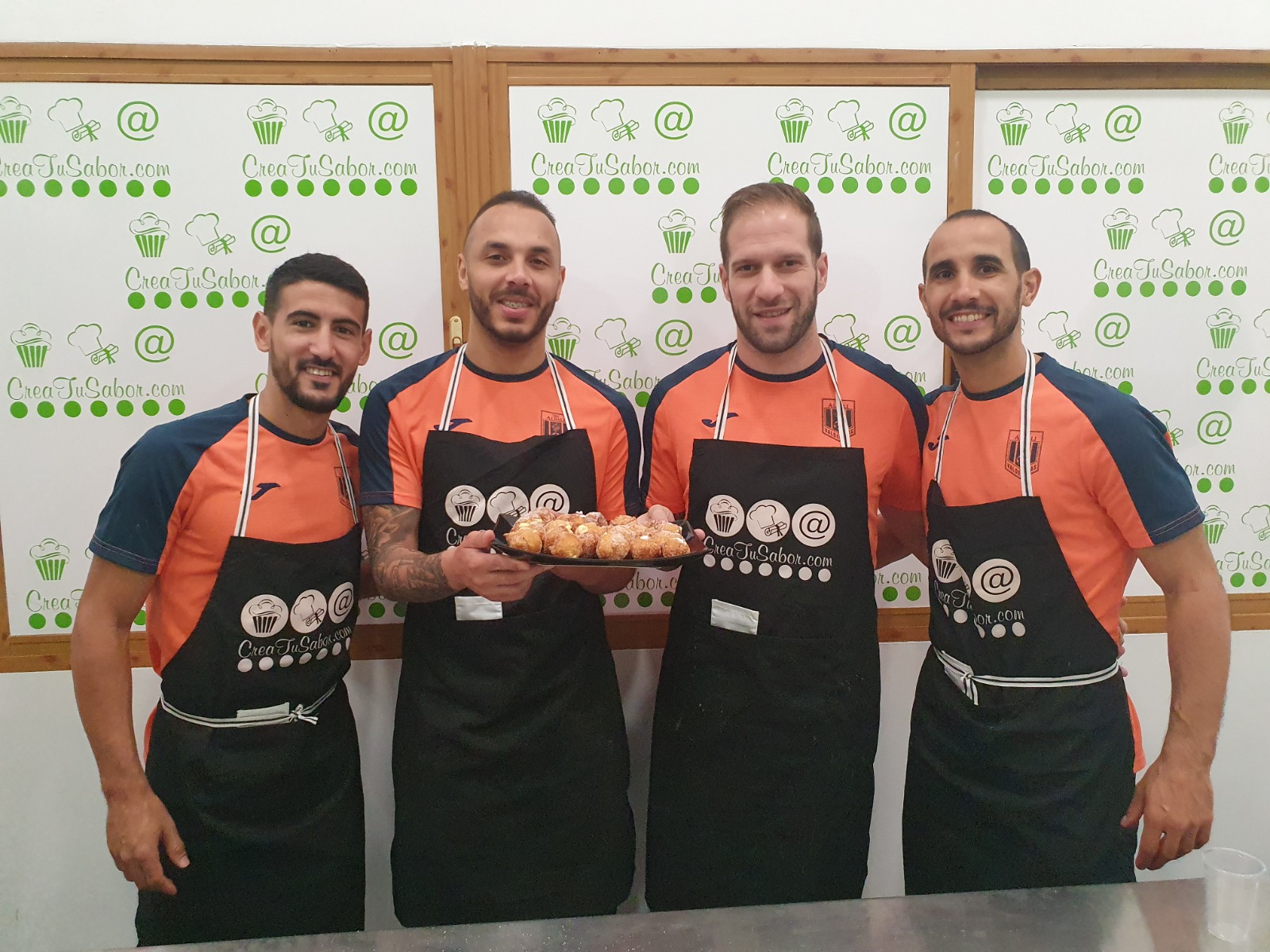 Jugadores del Viña Albali en CreaTuSabor