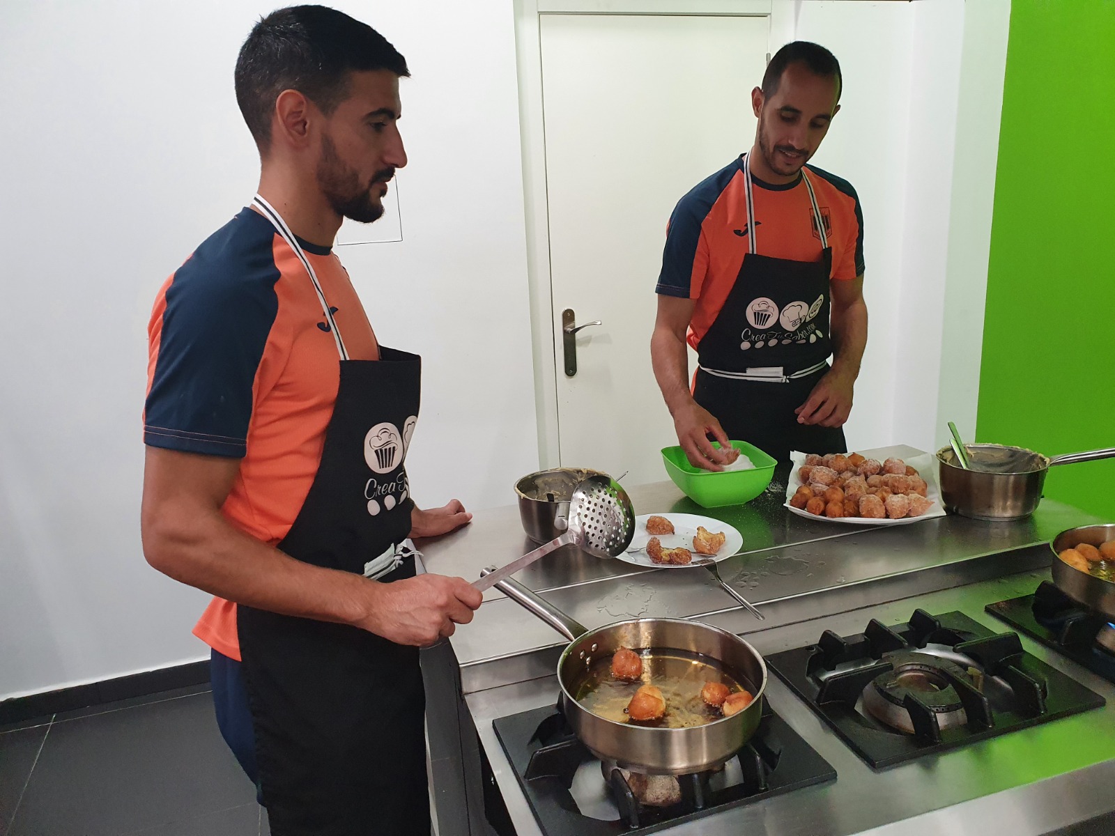 Jugadores del Viña Albali en CreaTuSabor
