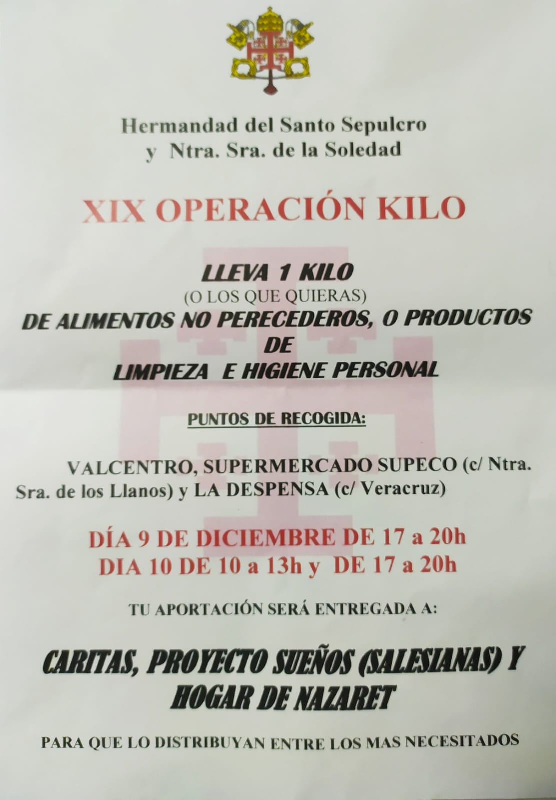 Hdad Santo Sepulcro y Ntra Sra de la Soledad
