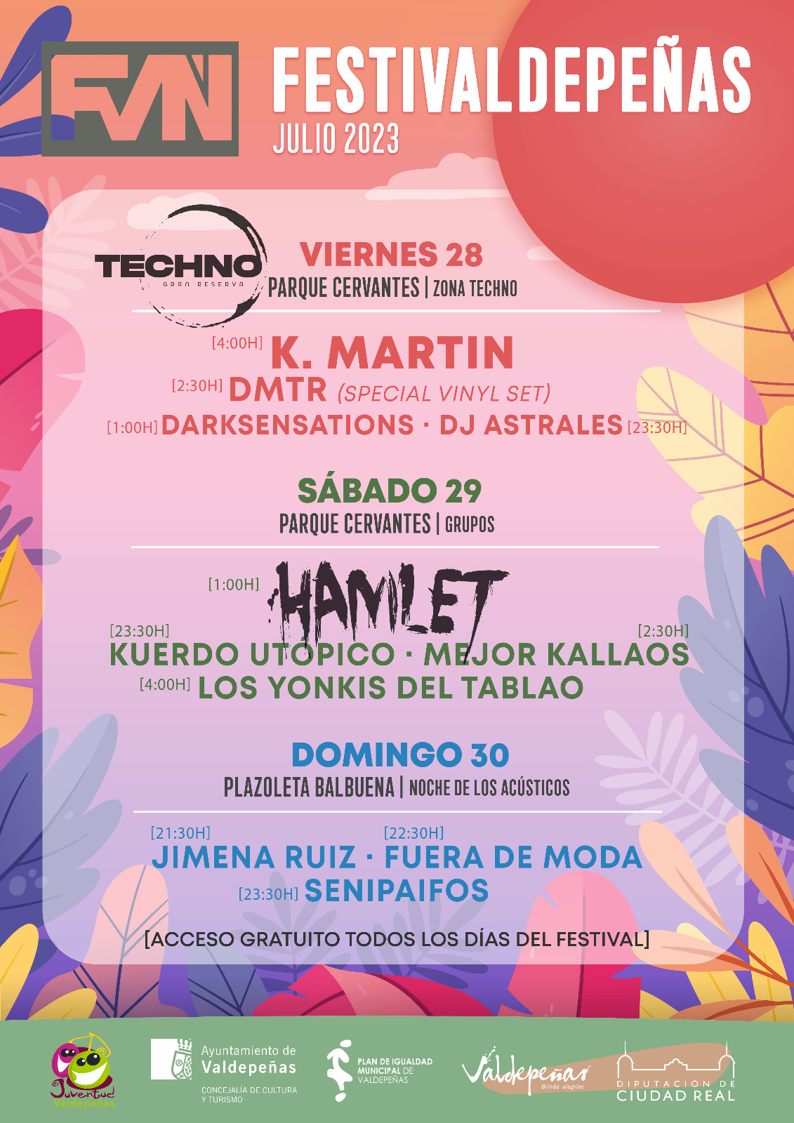 CARTEL FESTIVALDEPEÑAS